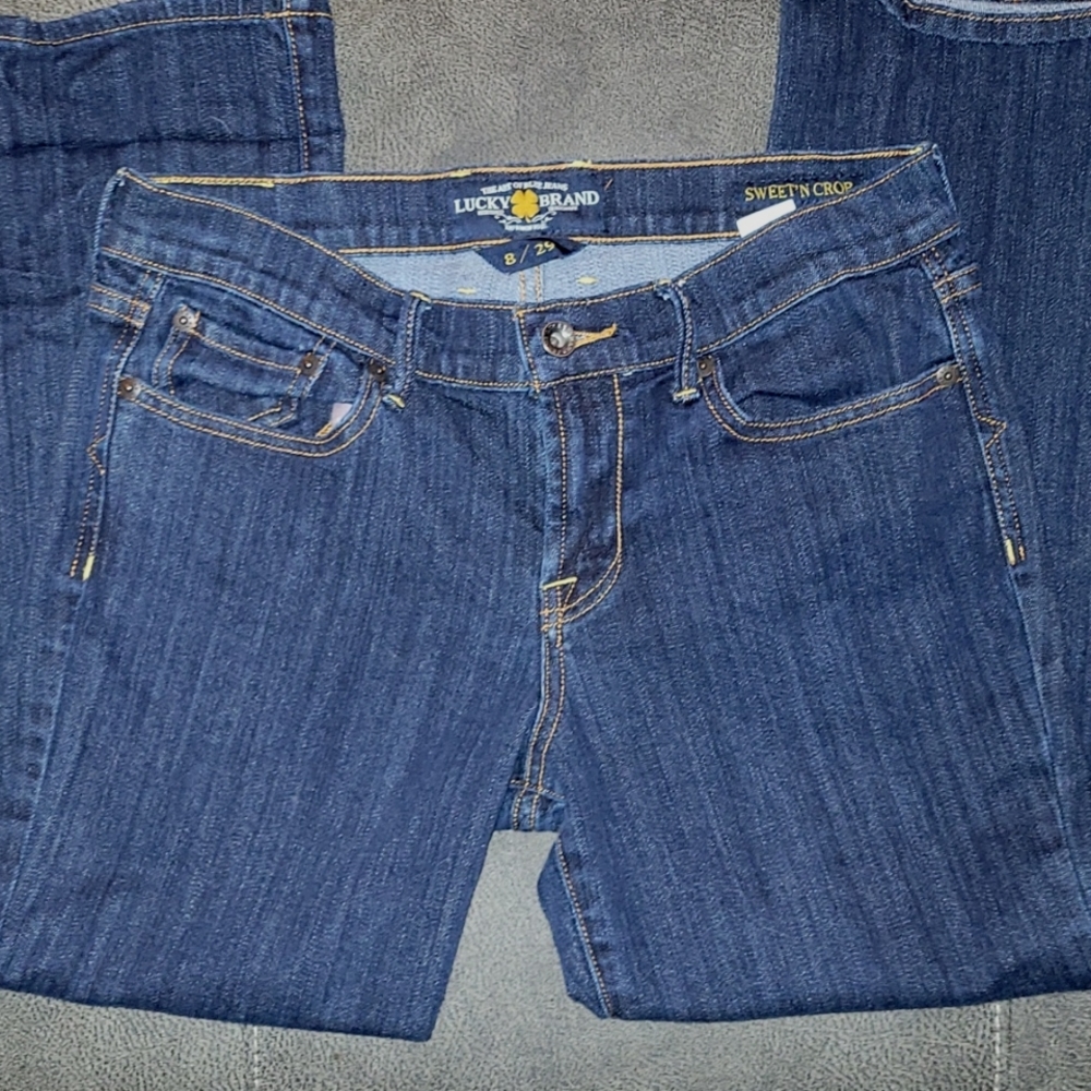 Lucky Brand Sweet'N Crop Sz 8